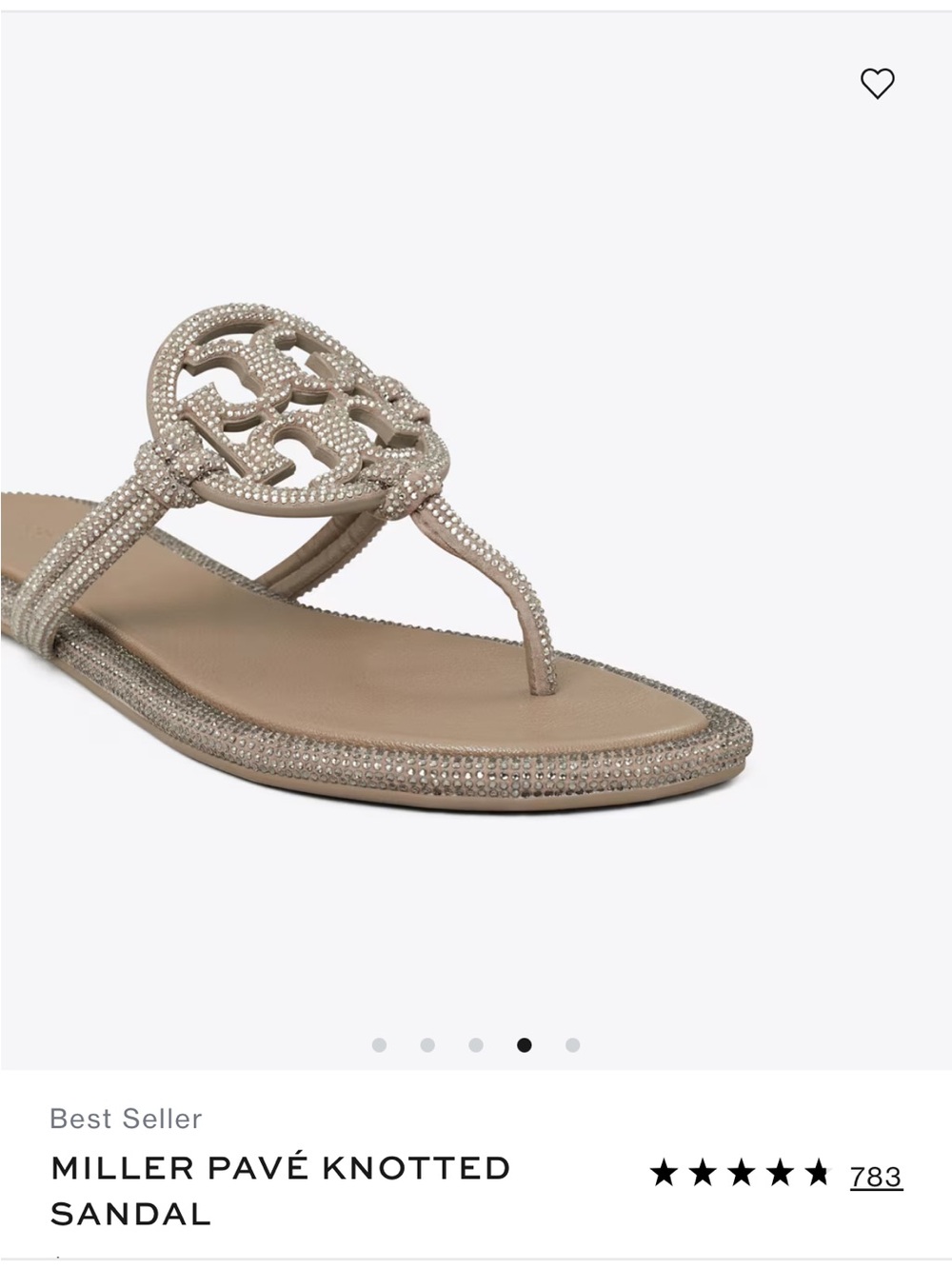Miller Pave Knotted Sandal - Picture 7 of 13